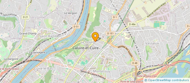 localisation de l'entreprise NURSEA  CALUIRE-ET-CUIRE