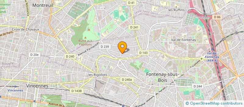 localisation de l'entreprise NURSERIE HAYA MOUSSIA à FONTENAY-SOUS-BOIS