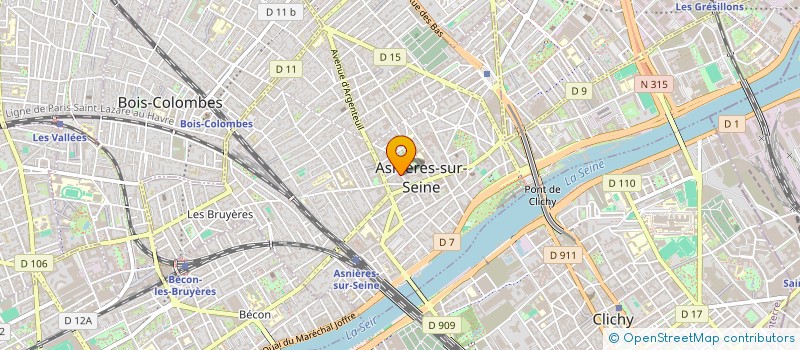 localisation de l'entreprise NURSES ET RIRES à ASNIERES-SUR-SEINE