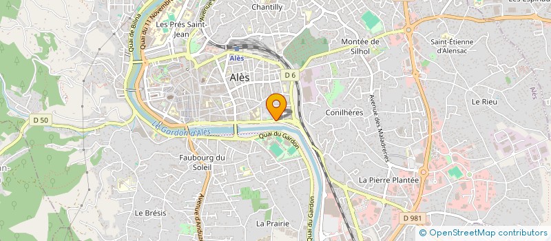 localisation de l'entreprise NURSY à ALES