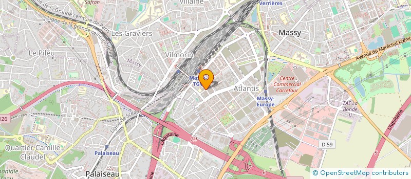 localisation de l'entreprise NURVNET à MASSY