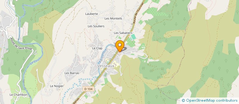 localisation de l'entreprise NURY  VESSEAUX