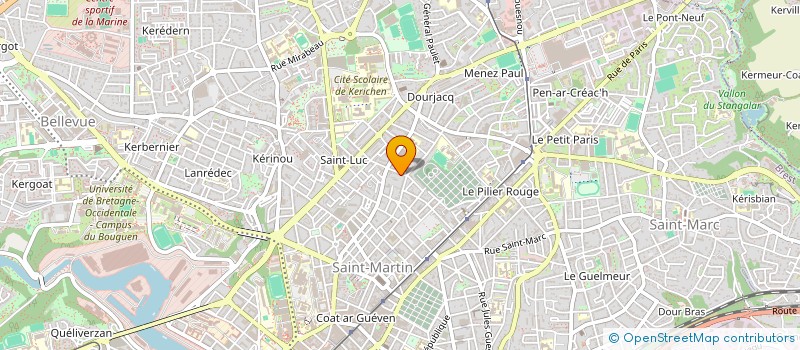 localisation de l'entreprise NUSENSE à BREST