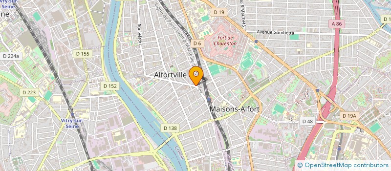 localisation de l'entreprise NUSICAN à ALFORTVILLE
