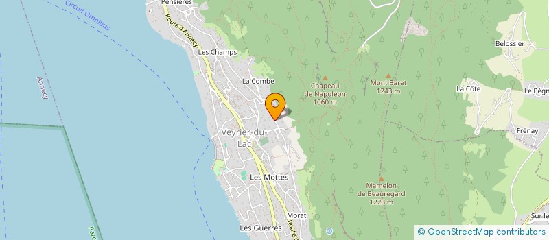 localisation de l'entreprise NUSS  VEYRIER-DU-LAC