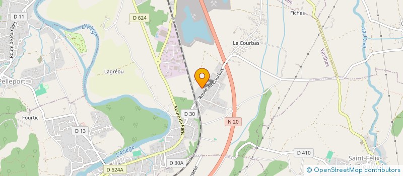 localisation de l'entreprise NUSSBAUM - MAFIE à VARILHES