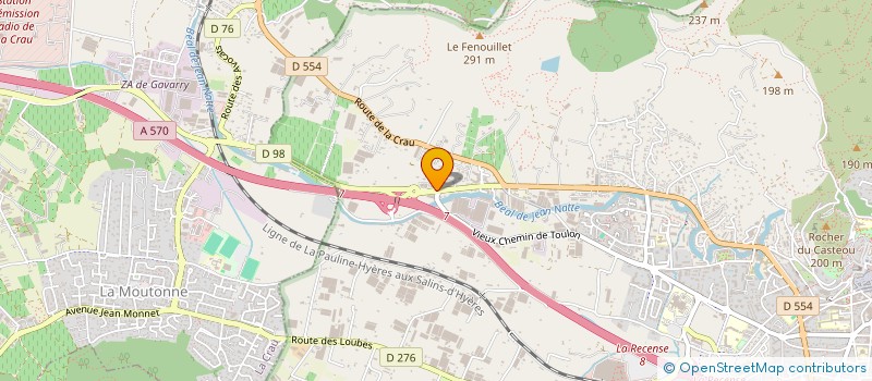 localisation de l'entreprise NUT AND DIET  HYERES