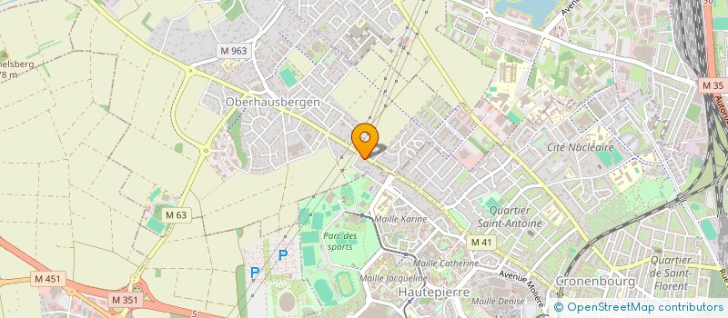 localisation de l'entreprise NUTA  OBERHAUSBERGEN