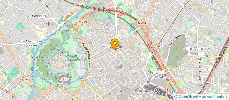 localisation de l'entreprise NUTES à LILLE