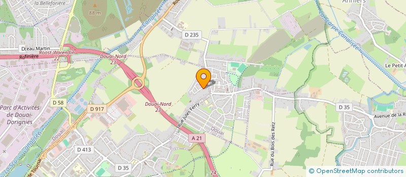 localisation de l'entreprise NUTON  WAZIERS