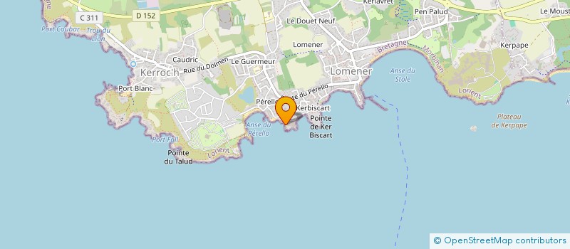 localisation de l'entreprise NUTRA SEA à PLOEMEUR