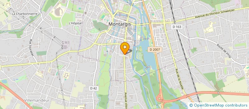 localisation de l'entreprise NUTRALIA à MONTARGIS