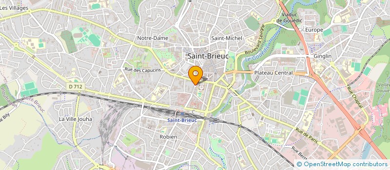 localisation de l'entreprise NUTRAVERIS à SAINT-BRIEUC