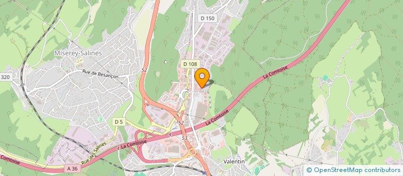 localisation de l'entreprise NUTRI'CHIOT BARBELENET à CHATILLON-LE-DUC