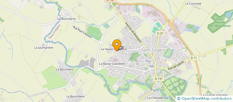 localisation de l'entreprise NUTRI.CIAB à SAINT-FULGENT