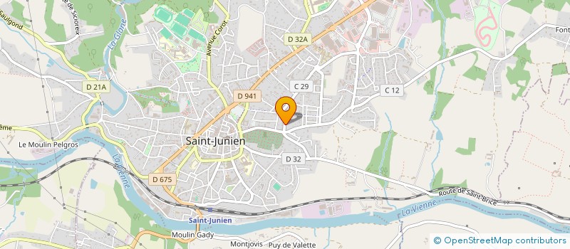localisation de l'entreprise NUTRI-CULTURE à SAINT-JUNIEN