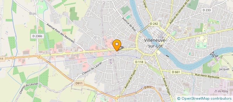 localisation de l'entreprise NUTRI MARCHE à VILLENEUVE-SUR-LOT