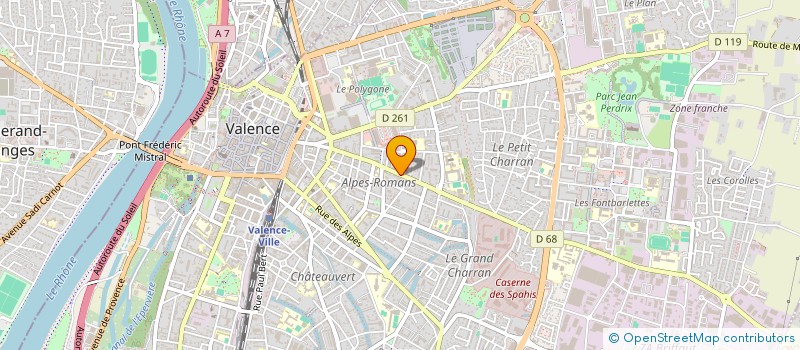 localisation de l'entreprise NUTRI-MOUV à VALENCE