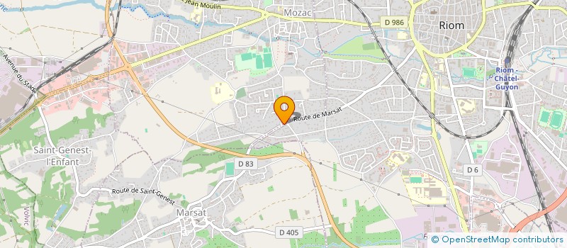 localisation de l'entreprise NUTRI O  MOZAC