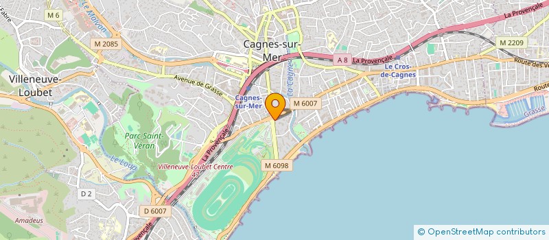 localisation de l'entreprise NUTRI - PHYTO à CAGNES-SUR-MER