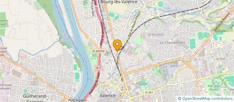 localisation de l'entreprise NUTRI-SCULPT à BOURG-LES-VALENCE