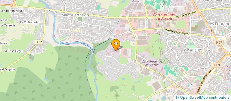 localisation de l'entreprise NUTRICANIN MAYENNE  SAINT-BERTHEVIN