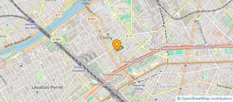 localisation de l'entreprise NUTRICOS TECHNOLOGIES à CLICHY