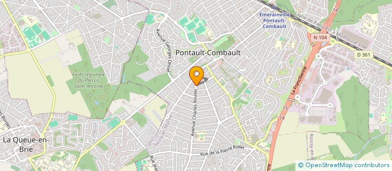 localisation de l'entreprise NUTRIDIET à PONTAULT-COMBAULT