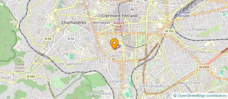 localisation de l'entreprise NUTRIFIZZ à CLERMONT-FERRAND