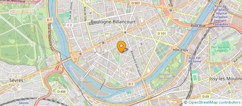 localisation de l'entreprise NUTRIGREEN FRANCE à BOULOGNE-BILLANCOURT