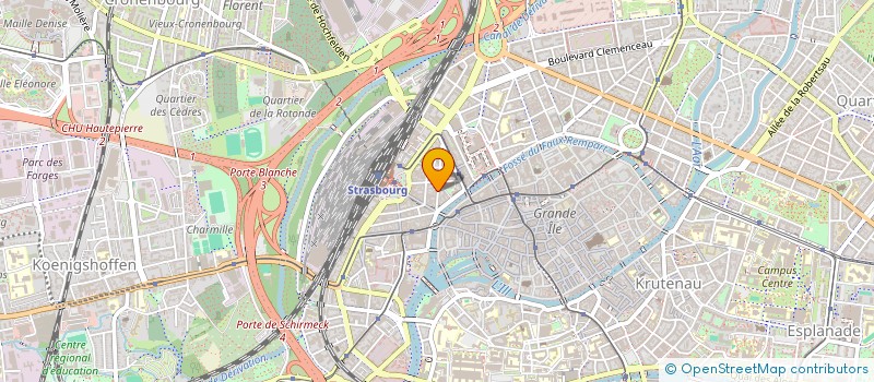 localisation de l'entreprise NUTRILIBRE à STRASBOURG