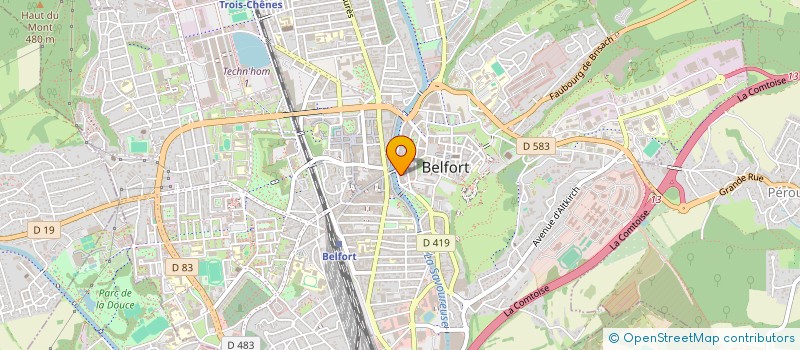 localisation de l'entreprise NUTRILOGIST à BELFORT