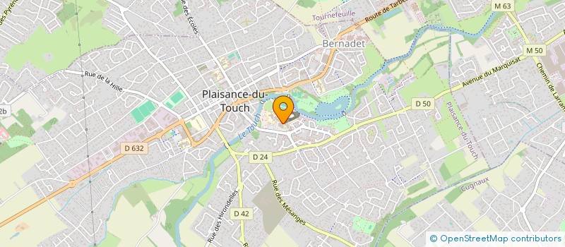 localisation de l'entreprise NUTRIMAJ à PLAISANCE-DU-TOUCH