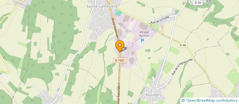 localisation de l'entreprise NUTRIO  NOVILLERS