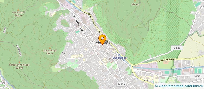 localisation de l'entreprise NUTRISANTE à GUEBWILLER