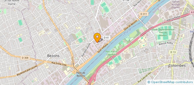 localisation de l'entreprise NUTRISAVEURS à BEZONS