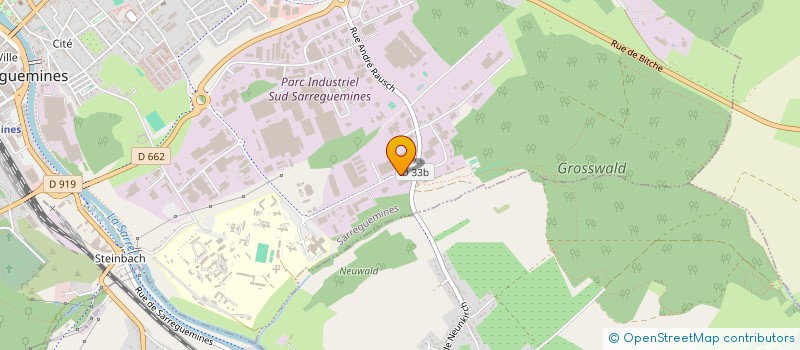 localisation de l'entreprise NUTRISEARCH à SARREGUEMINES