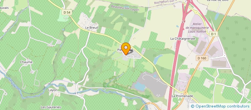 localisation de l'entreprise NUTRISOL à BEAULIEU-SUR-LAYON