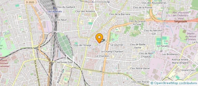 localisation de l'entreprise NUTRISPEED45 à ORLEANS