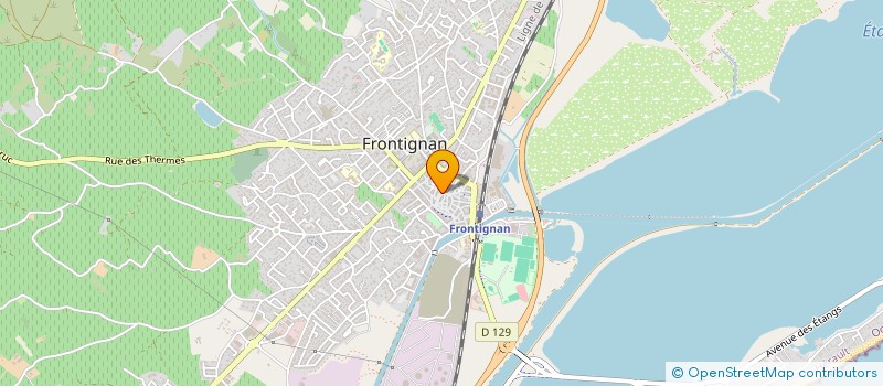 localisation de l'entreprise NUTRISPORT 34 à FRONTIGNAN