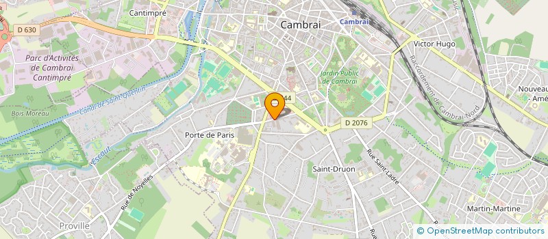 localisation de l'entreprise NUTRISYNTHESE à CAMBRAI