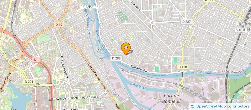 localisation de l'entreprise NUTRITION AVANCEE à SAINT-MAUR-DES-FOSSES