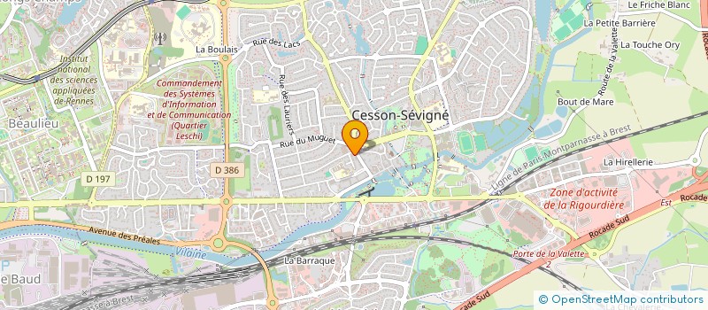 localisation de l'entreprise NUTRITION NETWORK à CESSON-SEVIGNE