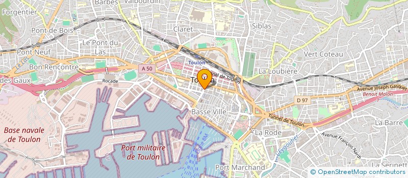 localisation de l'entreprise NUTRITION QUANTIQUE  TOULON