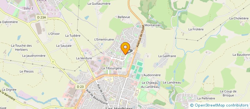 localisation de l'entreprise NUTRITION SANS FRONTIERES FRANCE à LES HERBIERS