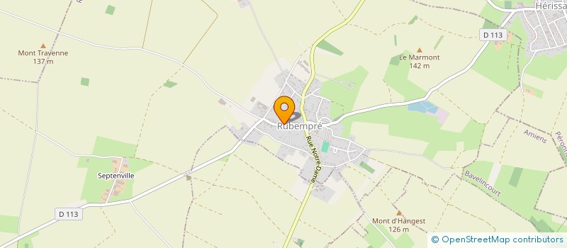 localisation de l'entreprise NUTRIUP  RUBEMPRE