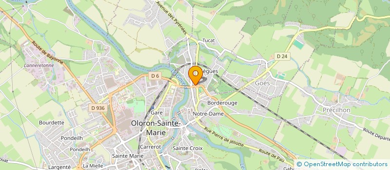 localisation de l'entreprise NUTRIVIE à OLORON-SAINTE-MARIE