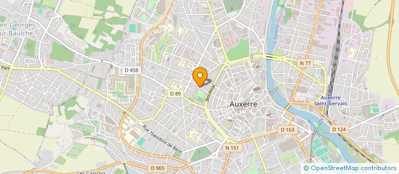 localisation de l'entreprise NUTRIVITALITE à AUXERRE