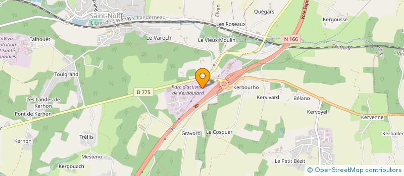 localisation de l'entreprise NUTRIWISE  SAINT-NOLFF