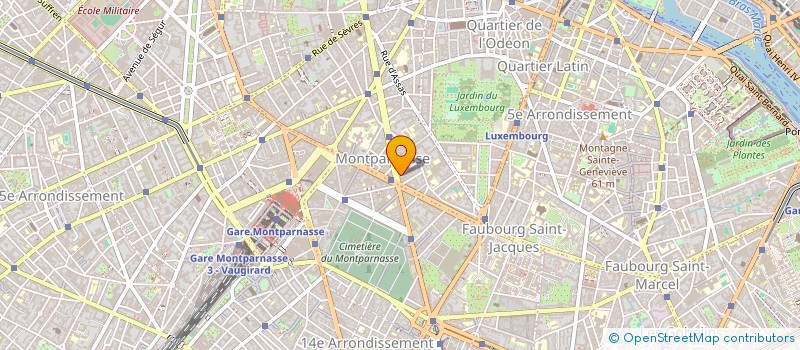 localisation de l'entreprise NUTS IN à PARIS